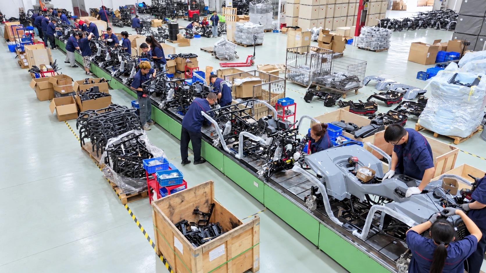 ATV assembly line