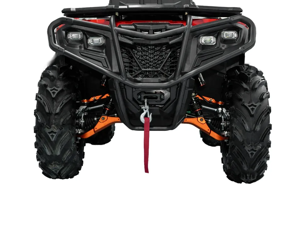 Front view of the S700 showing the front bumper and electric winch