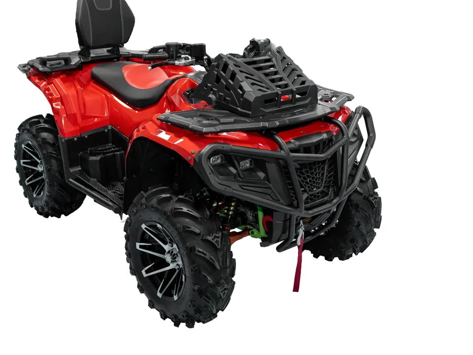 Red S700 Mud, elevated front three-quarter view