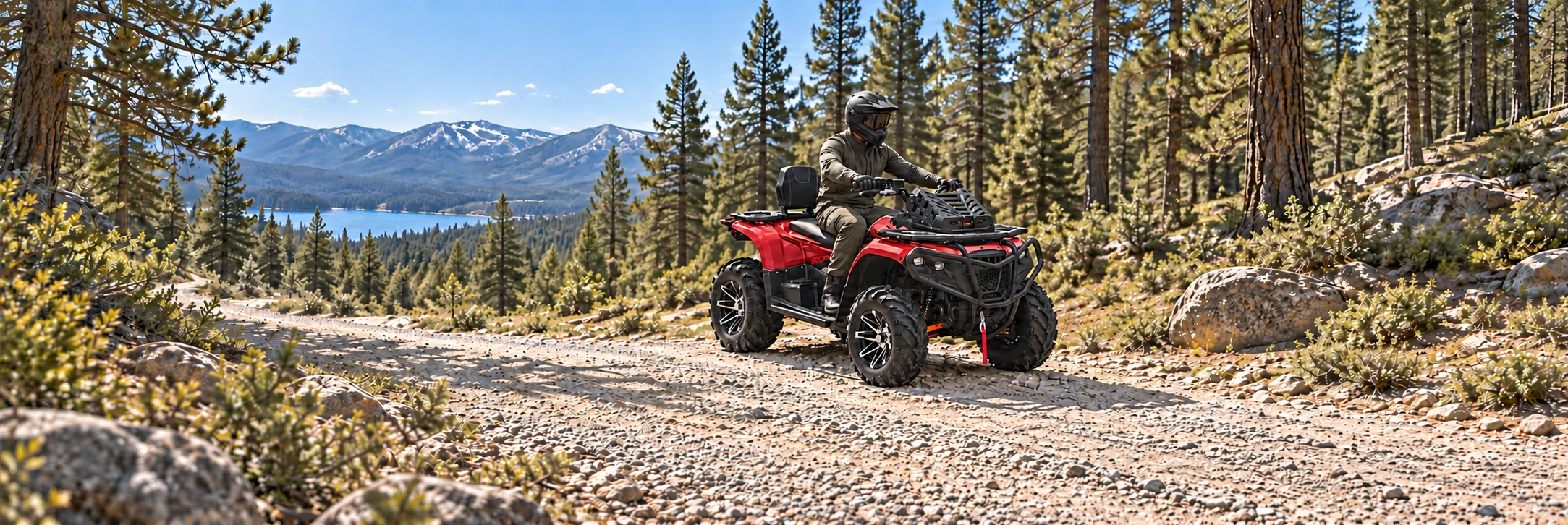 S700 on an outdoor riding route