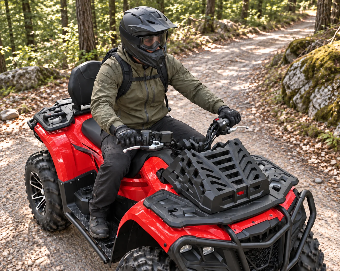 S700 on an outdoor riding route