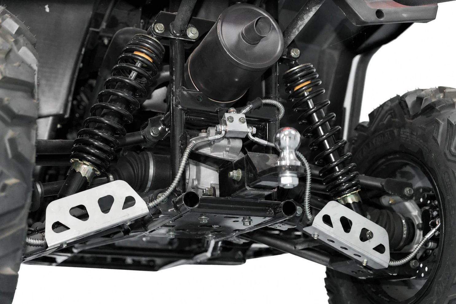 S350 — Room for the wheels to move.
