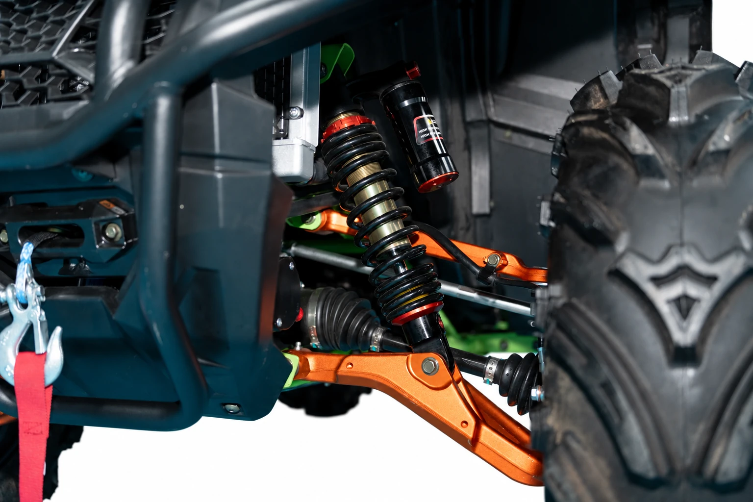 S700 — Red model · Front suspension